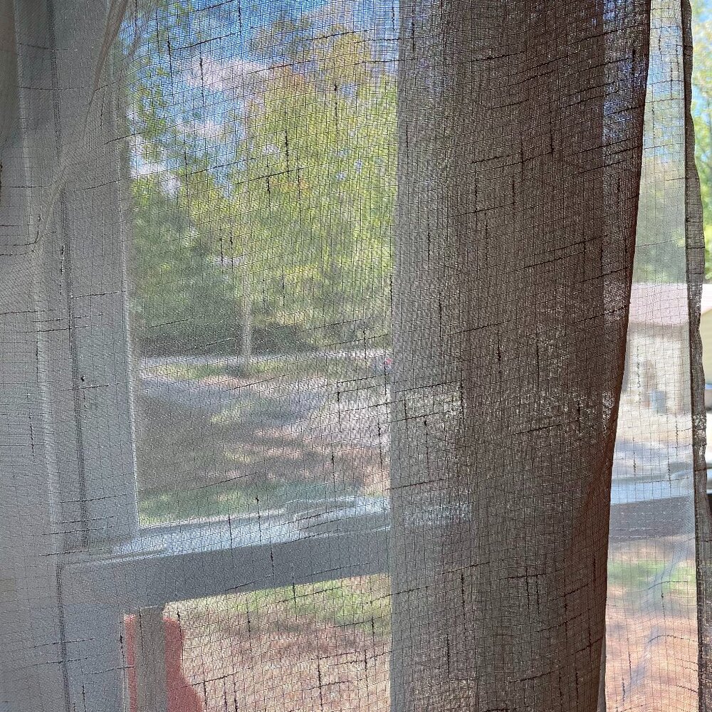 x4 Beige Curtain Panels